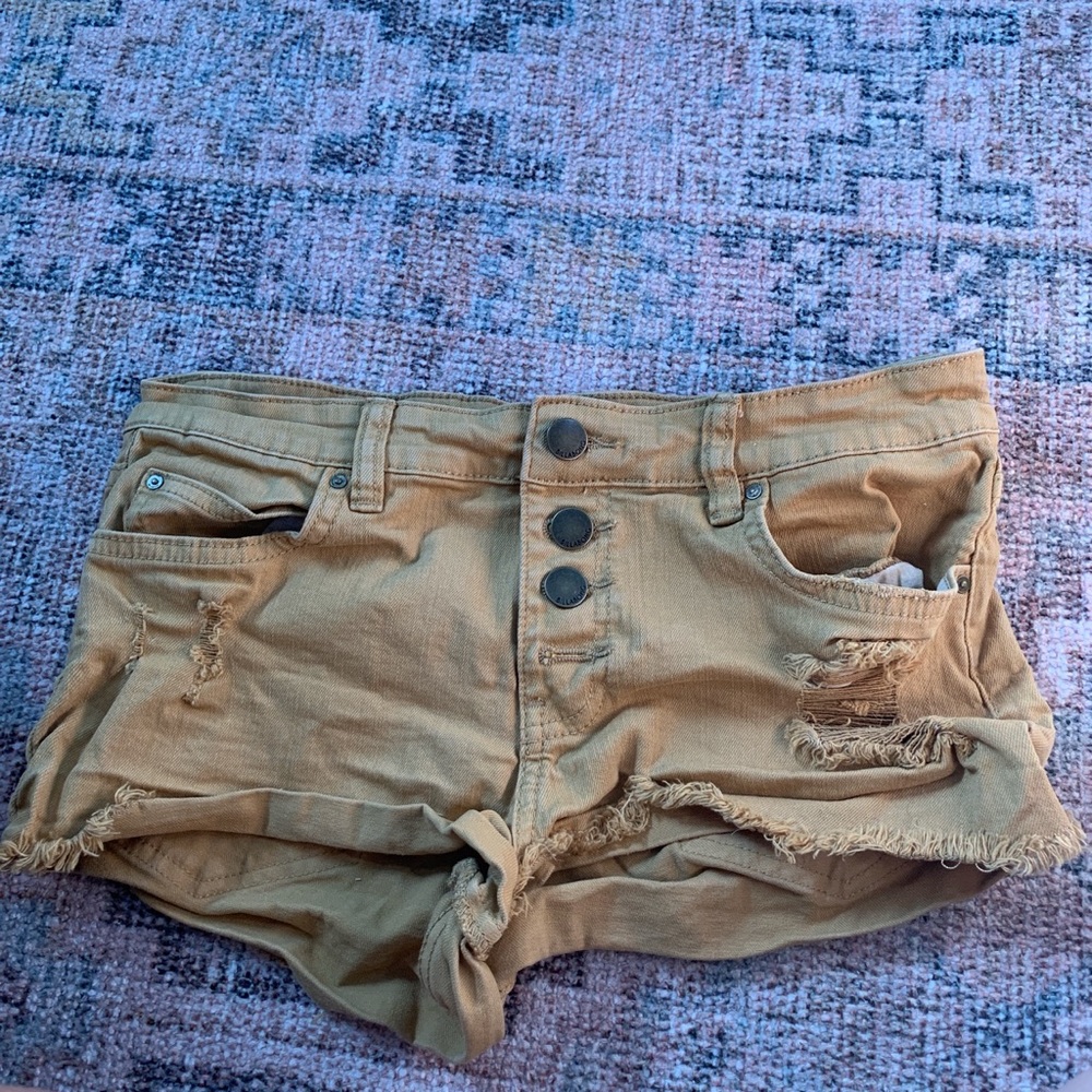 yellow billabong shorts
